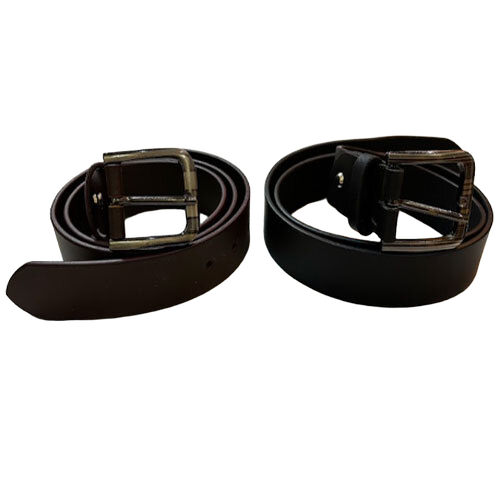 Wave Design Leather Belt