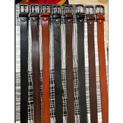 Flower Design Leather Belt