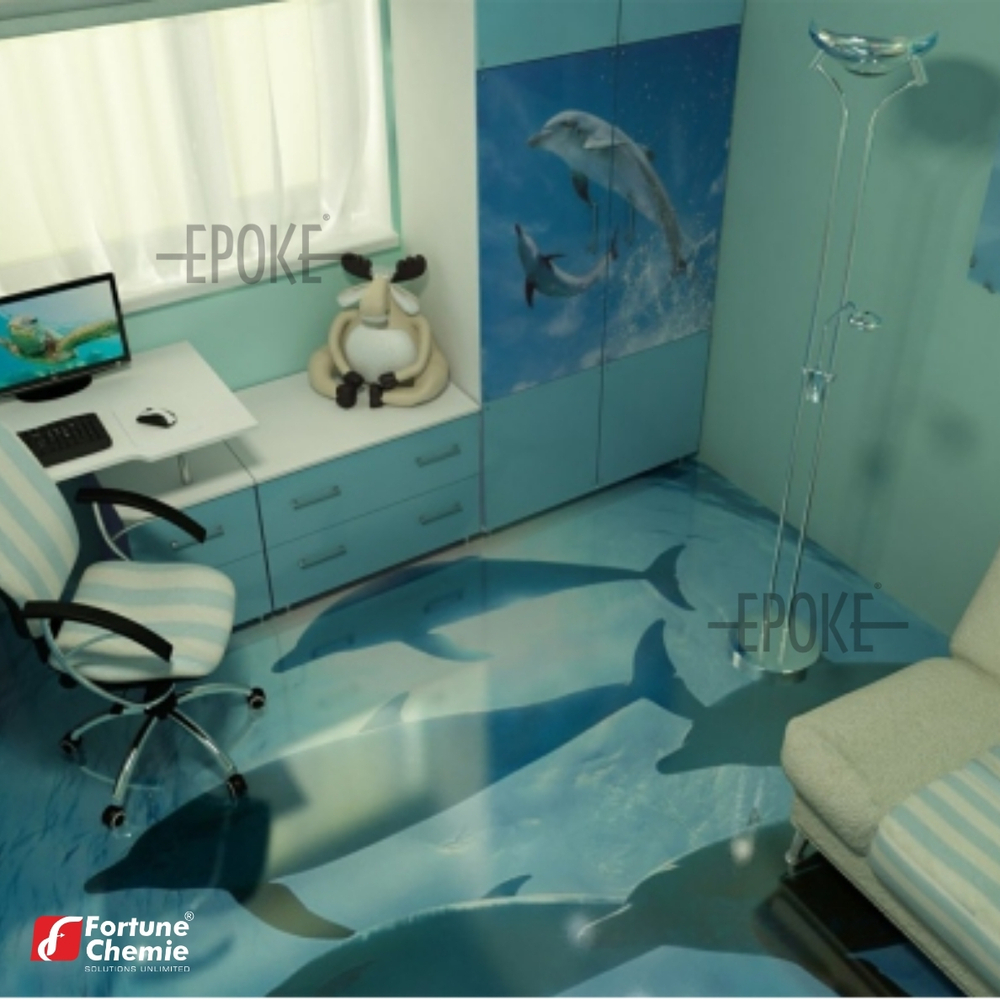 Custom 3D Epoxy Flooring