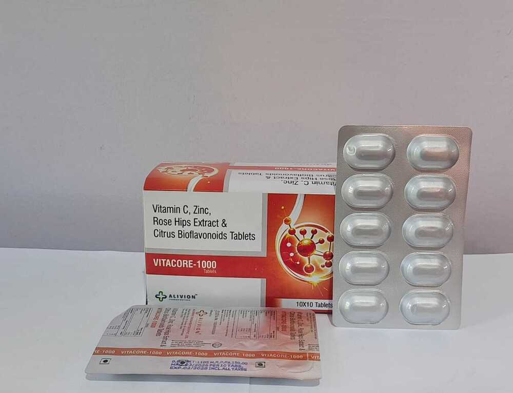 Vitamin C, Zinc Rose Hips Extract And Citrus Bioflavonoids Tablet