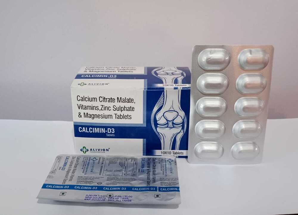 Calcium Citrate Malate Vitamin Zinc Sulphate And Magnesium Tablet