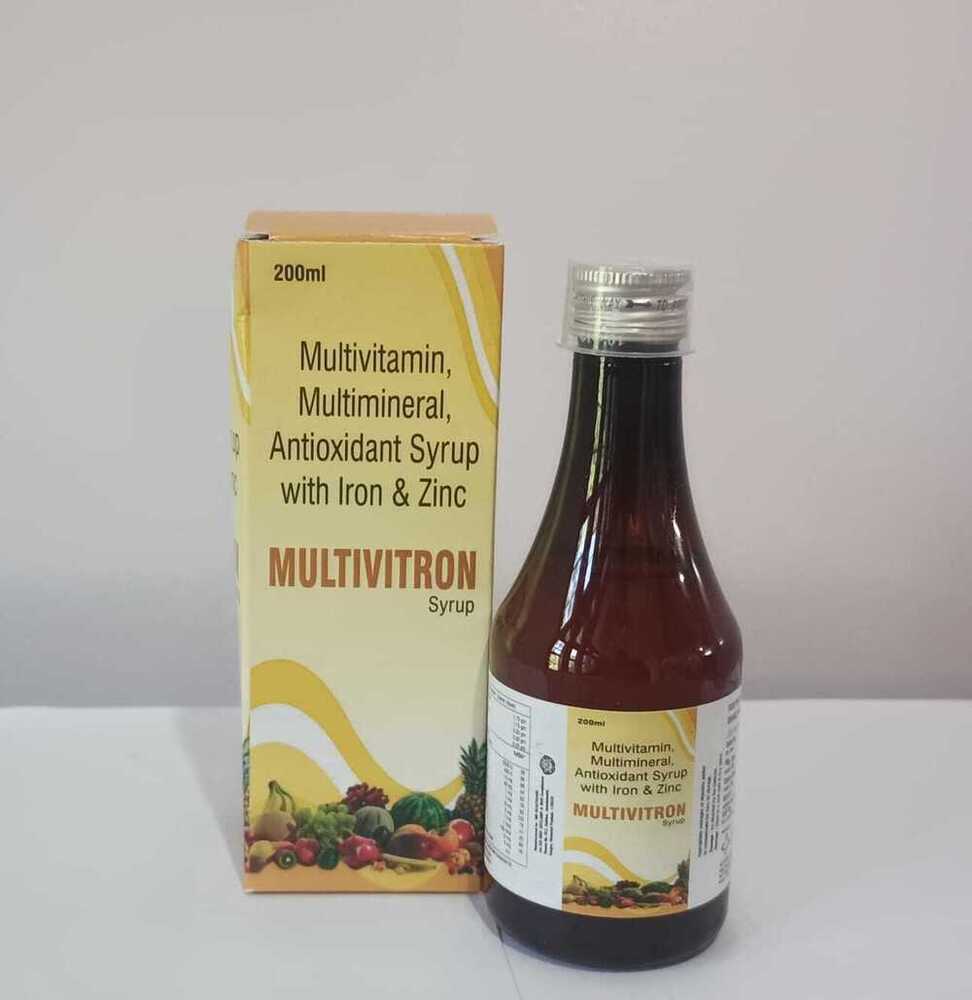 Multivitamin, Multimineral Antioxidant Syrup With Iron And Zinc