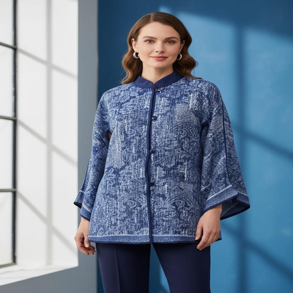 PURE WOOL JAMAWAR CAPE