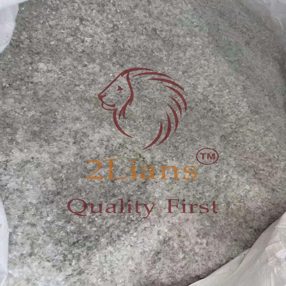 PET bottle flakes hotwashed / clear