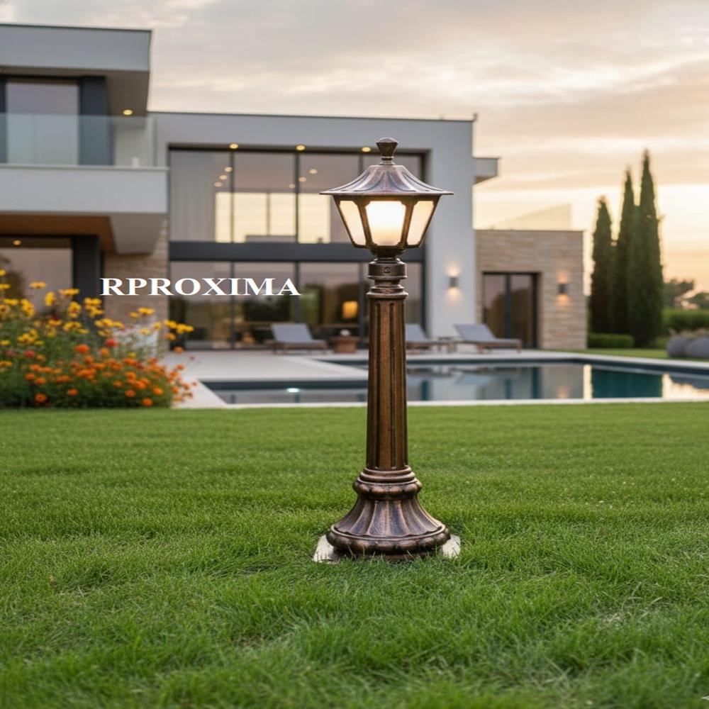 1 meter cast iron haritage decorative bollards light 