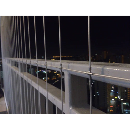 Vertical Balcony Invisible Grill
