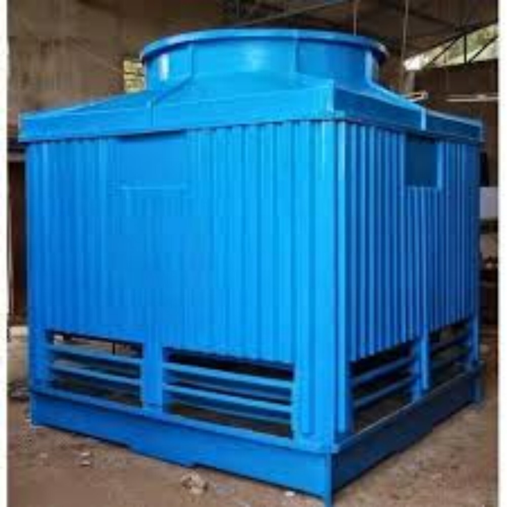 Induced Draft Square Type Cooling Tower - Color: Blue