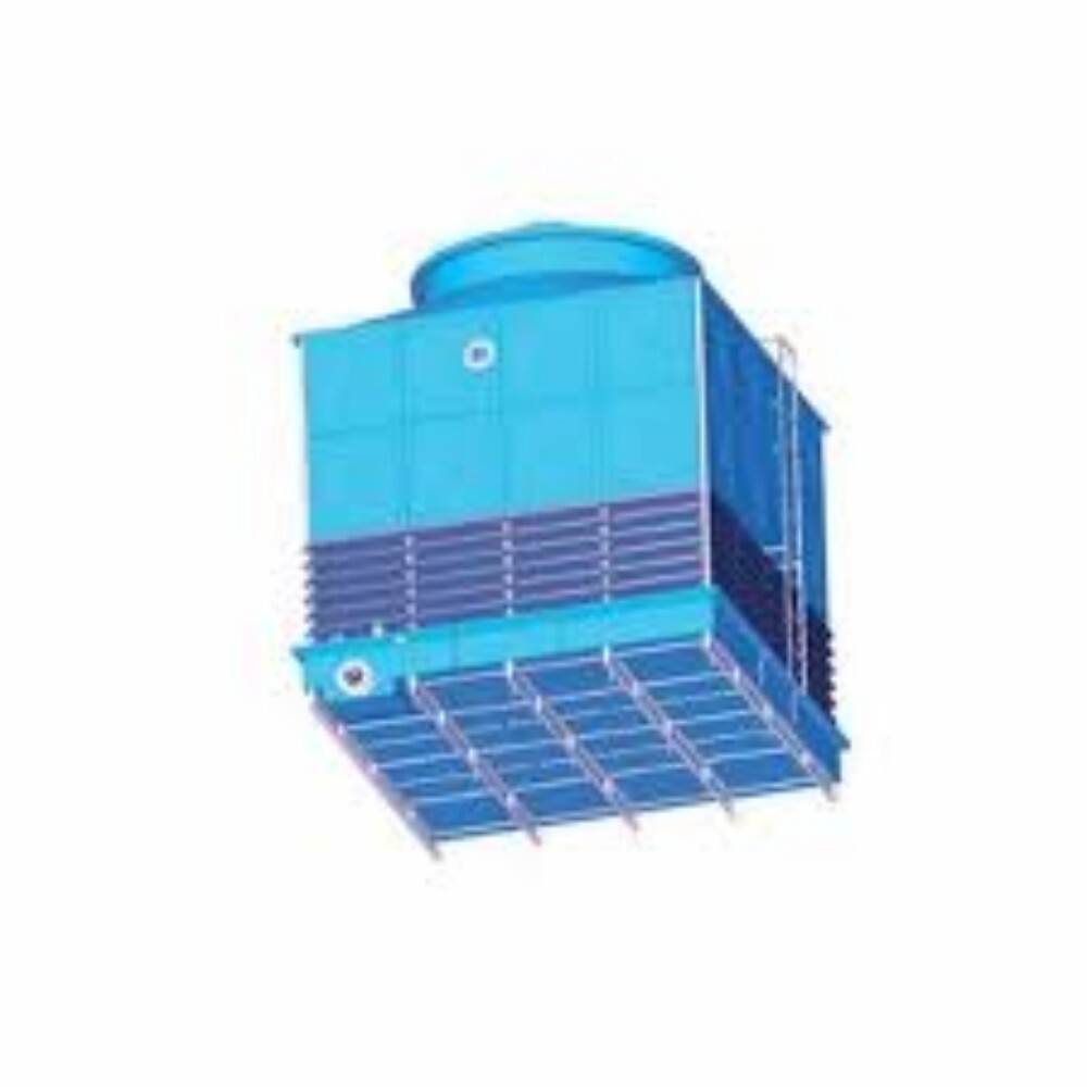 Induced Draft Square Type Cooling Tower - Color: Blue