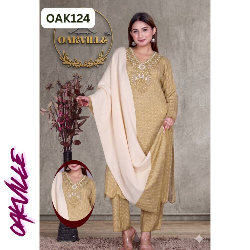 3 Piece Fancy Kurti Set