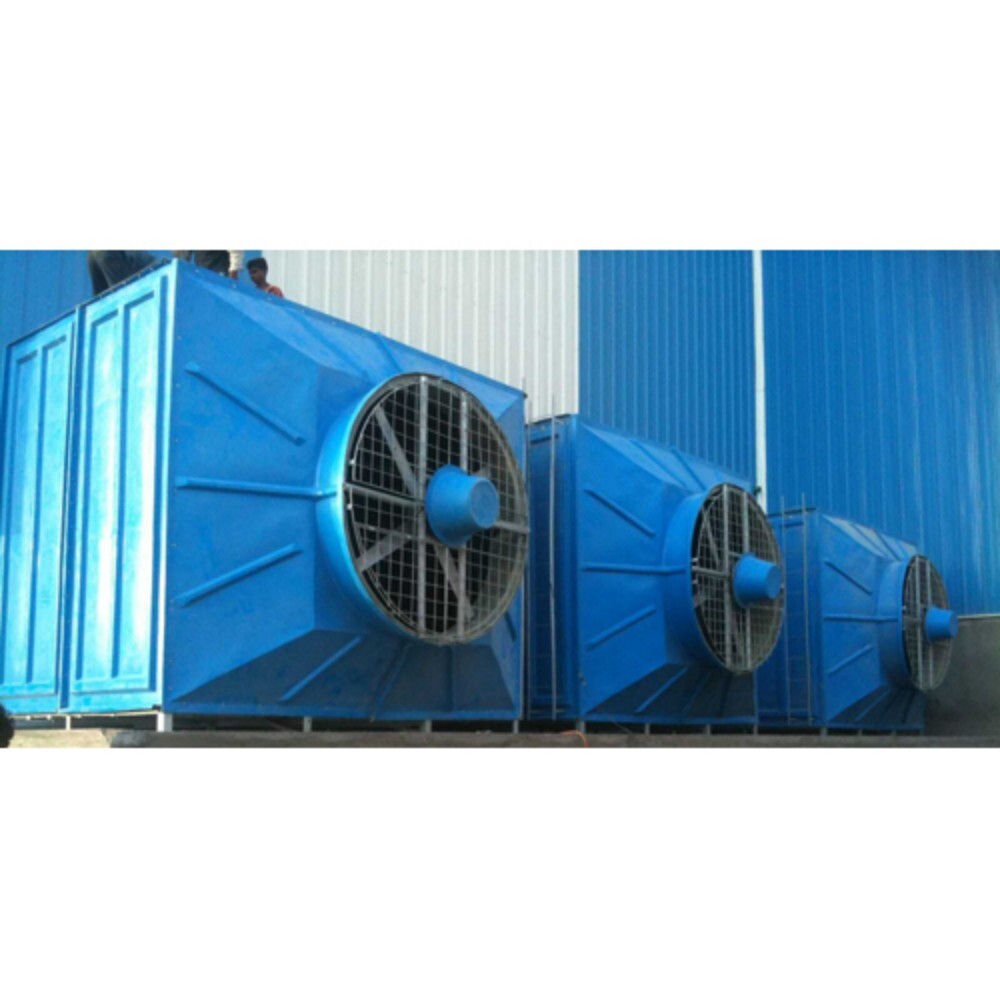 Cross Flow Cooling Tower - Color: Blue