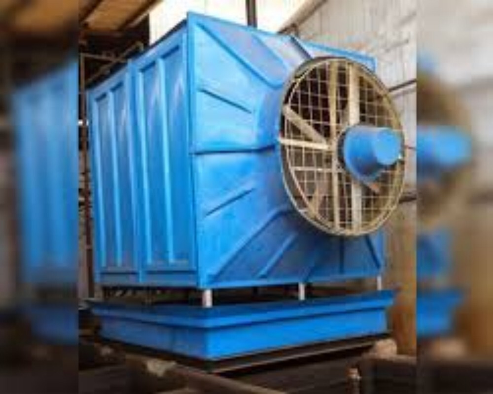 Cross Flow Cooling Tower - Color: Blue
