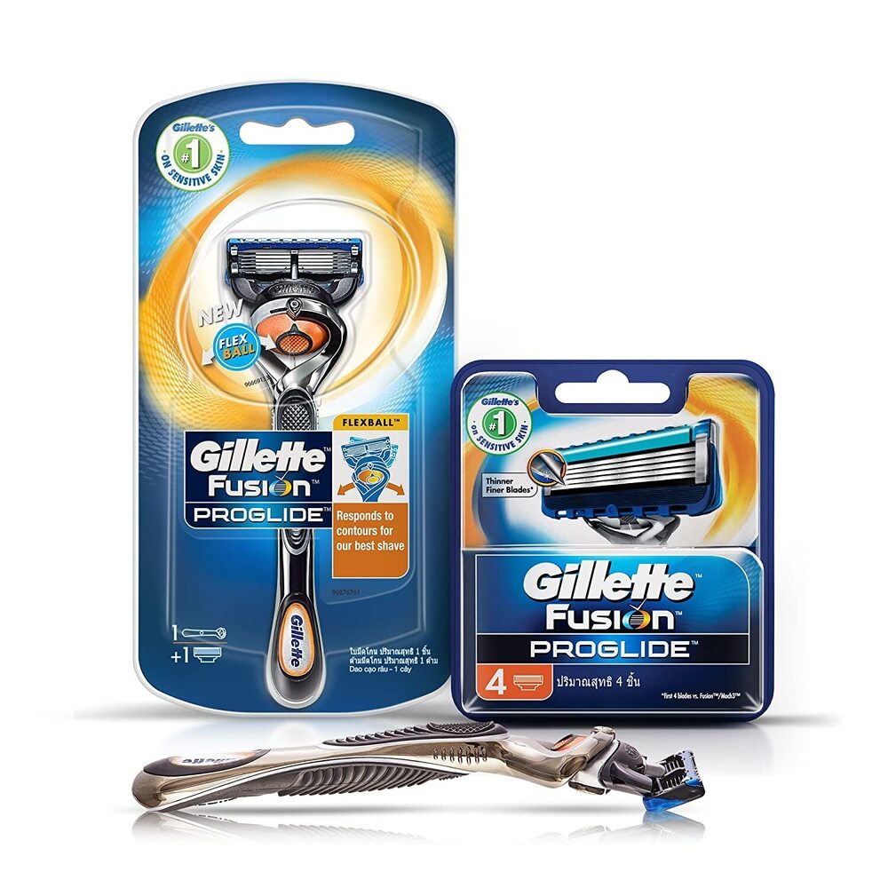 Gillette Fusion 5 Proglide Razor + Cart Combo