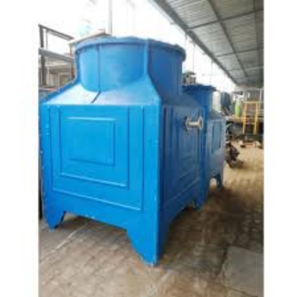 Square Type Cooling Tower - Mild Steel, Standard Size, Blue Color | Electric Power Supply (220-440 Volt), 1-year Warranty, Industrial Use