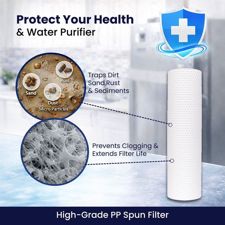 Bio+ Spun Filter 90 Gm (White)