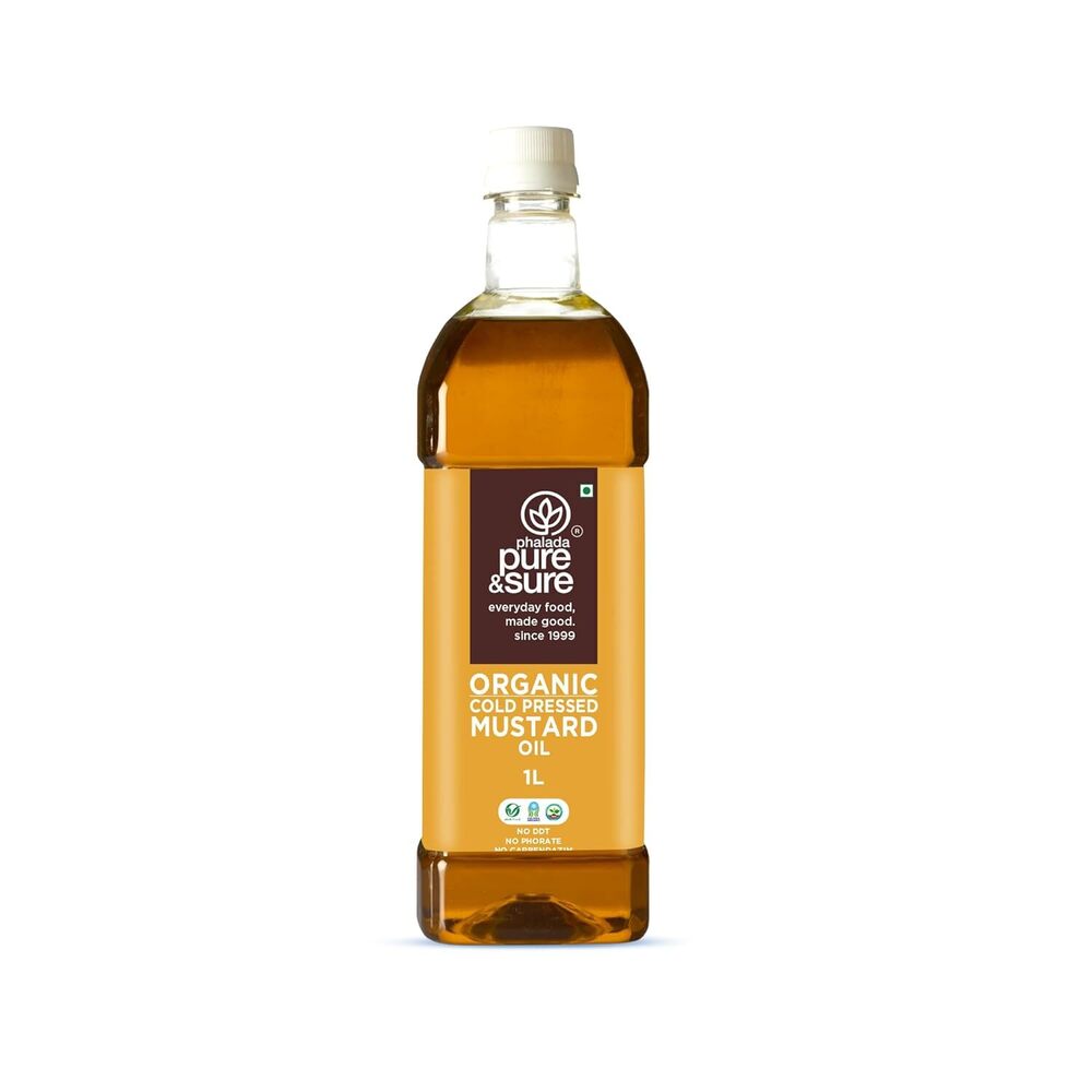 Pure & Sure Organic Cold Pressed Mustard (Kachi Ghani) Oil