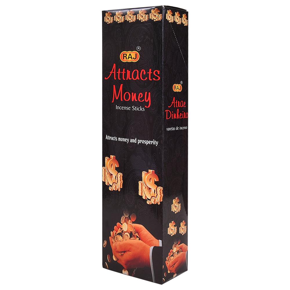 Attracts Money Tall Hexagon Incense Sticks