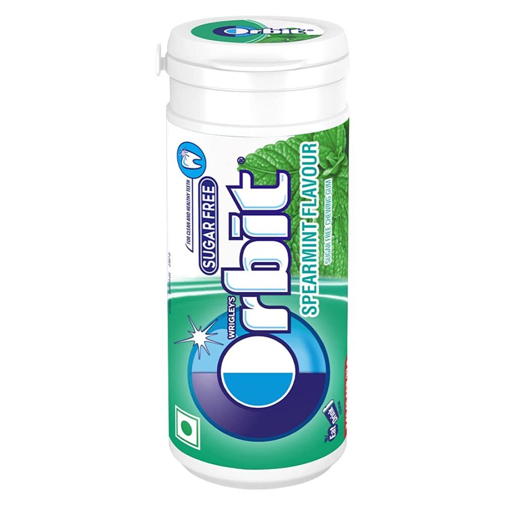 Wrigley's Orbit Spearmint Chewing Gum Tube