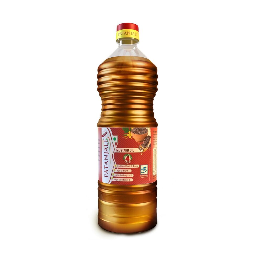 Patanjali Pure Mustard Oil, Natural Kachi Ghani