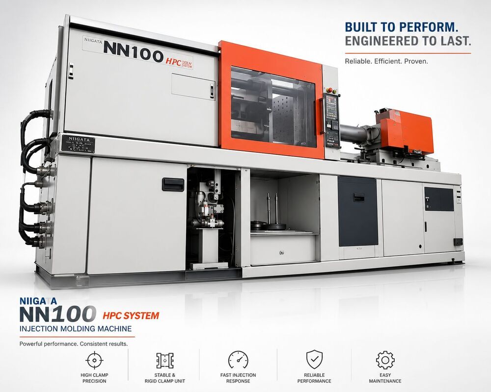 Used Niigata 100 Ton Injection Moulding Machine