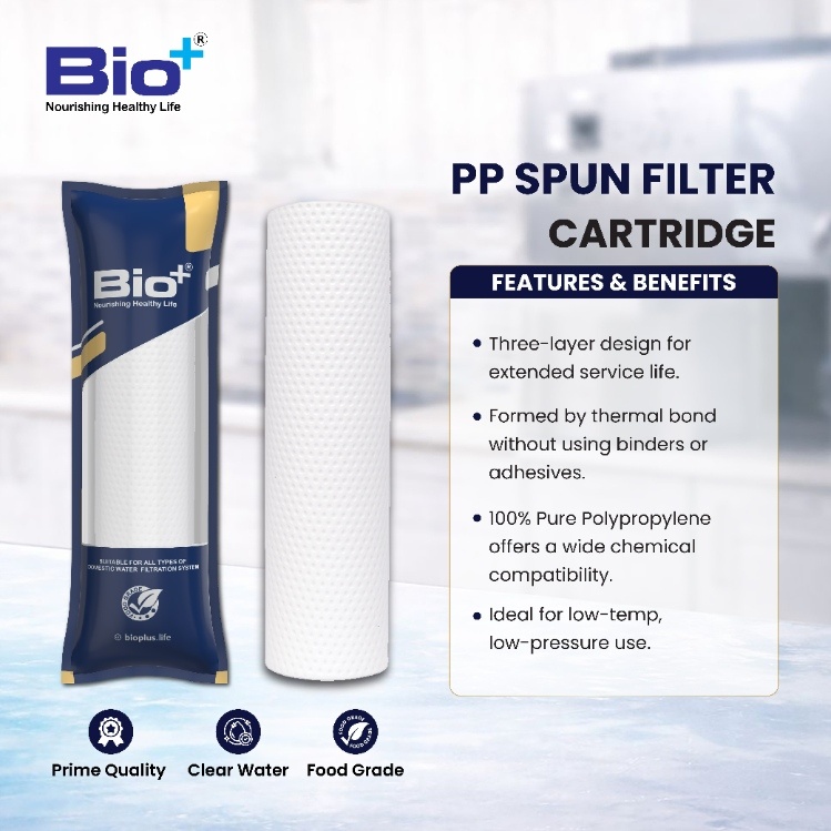 Bio+ Spun 160Gm Filter (White)
