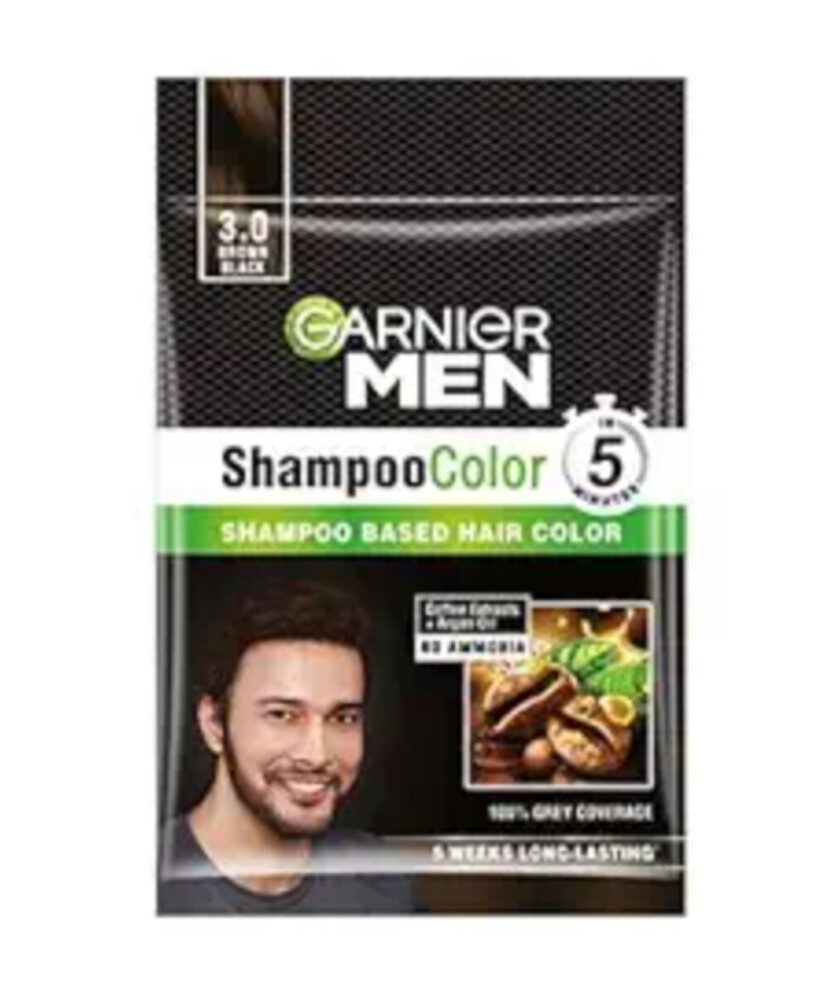 Garnier men shampoo colour