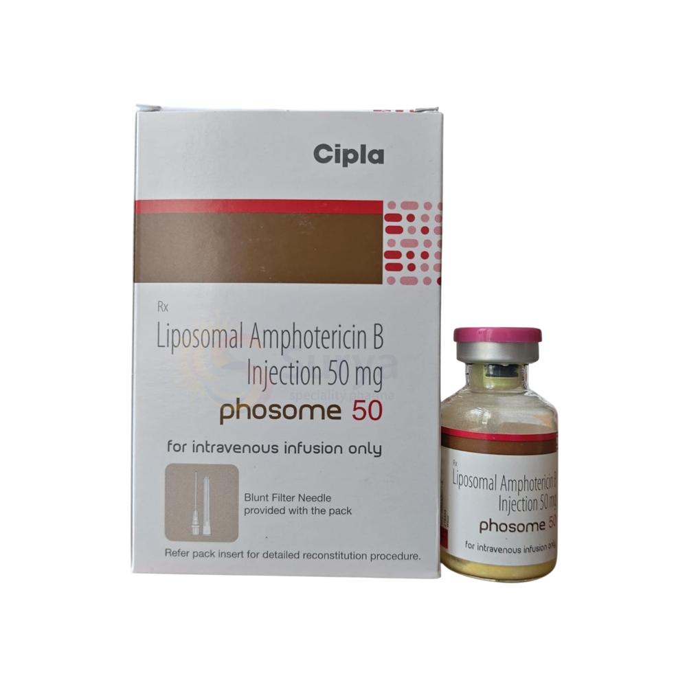 Liposomal Amphotericin B 50mg INJECTION (Phosome 50 mg)