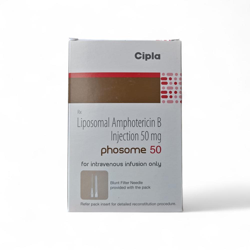 Liposomal Amphotericin B 50mg INJECTION (Phosome 50 mg)