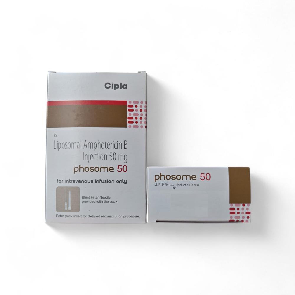 Liposomal Amphotericin B 50mg INJECTION (Phosome 50 mg)