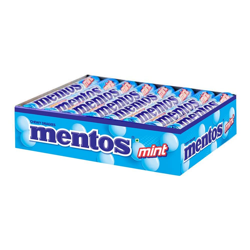 Mentos , Mint Flavour, Chewy Candy Stick Pack
