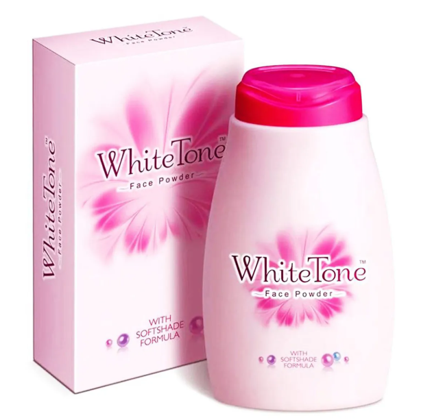 White tone face powder