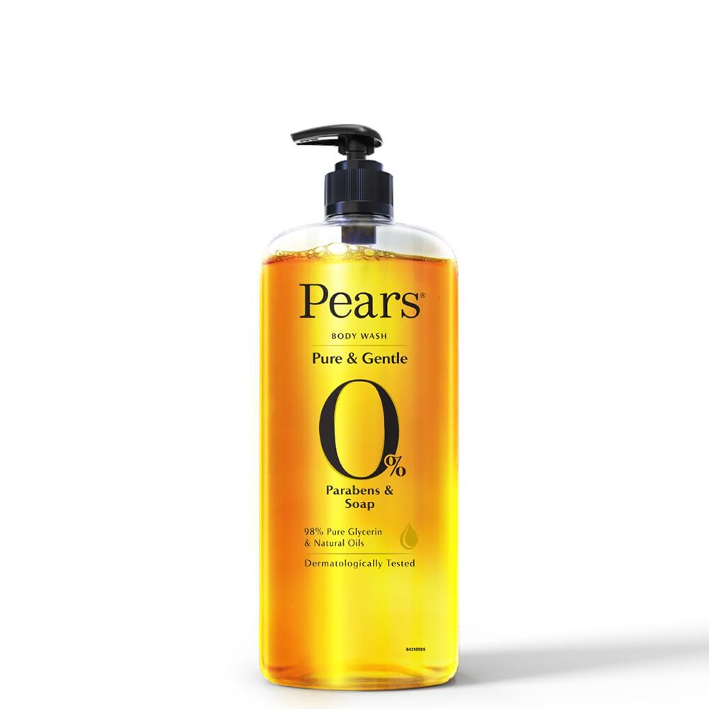 Pears body wash parabens & soap