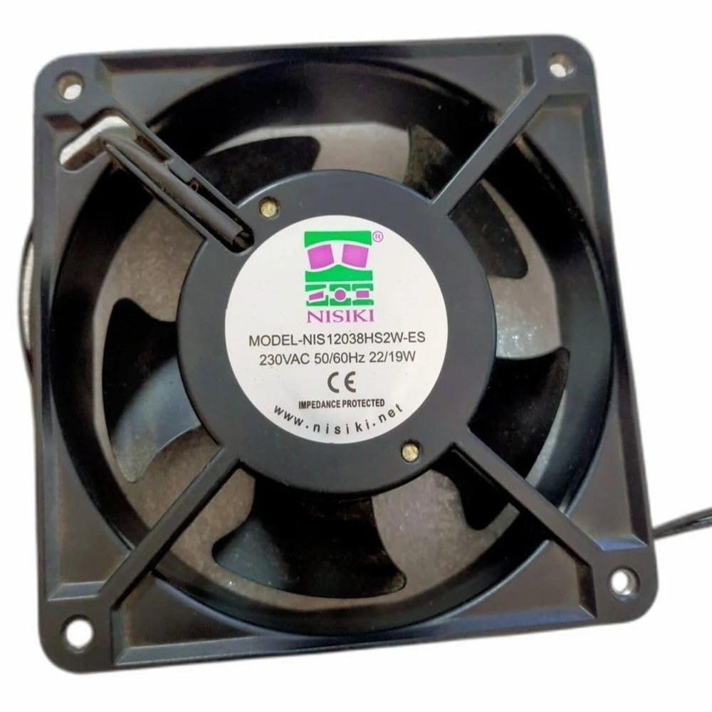 NISIKI NIS12038HS2W-ES 230V AC 22/19W 12038mm Ball Bearing Industrial Inverter Axial Cooling Fan