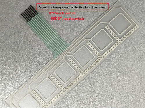 Ito Capacitive Transparent Conductive Functional Sheet Touch Switch