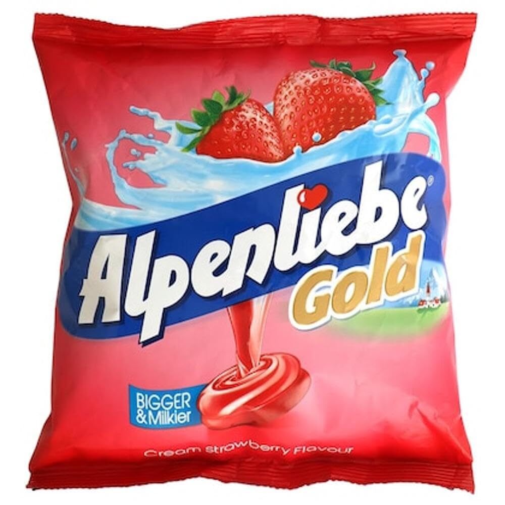Alpenliebe Gold Cream Strawberry Flavour Candy