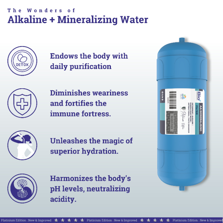 Bio+ AA+ Mineralising 5 INCH Filter(Blue)