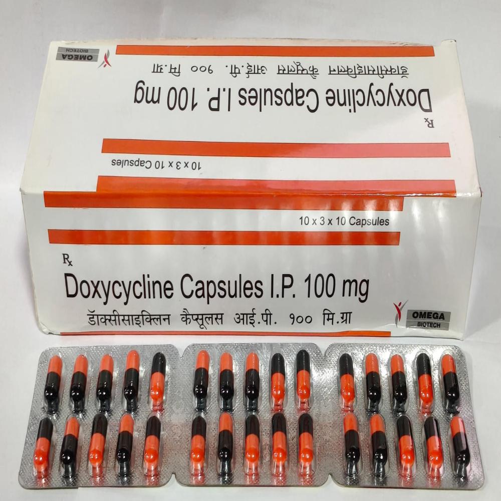 DOXYCYCLINE 100mg CAPSULES