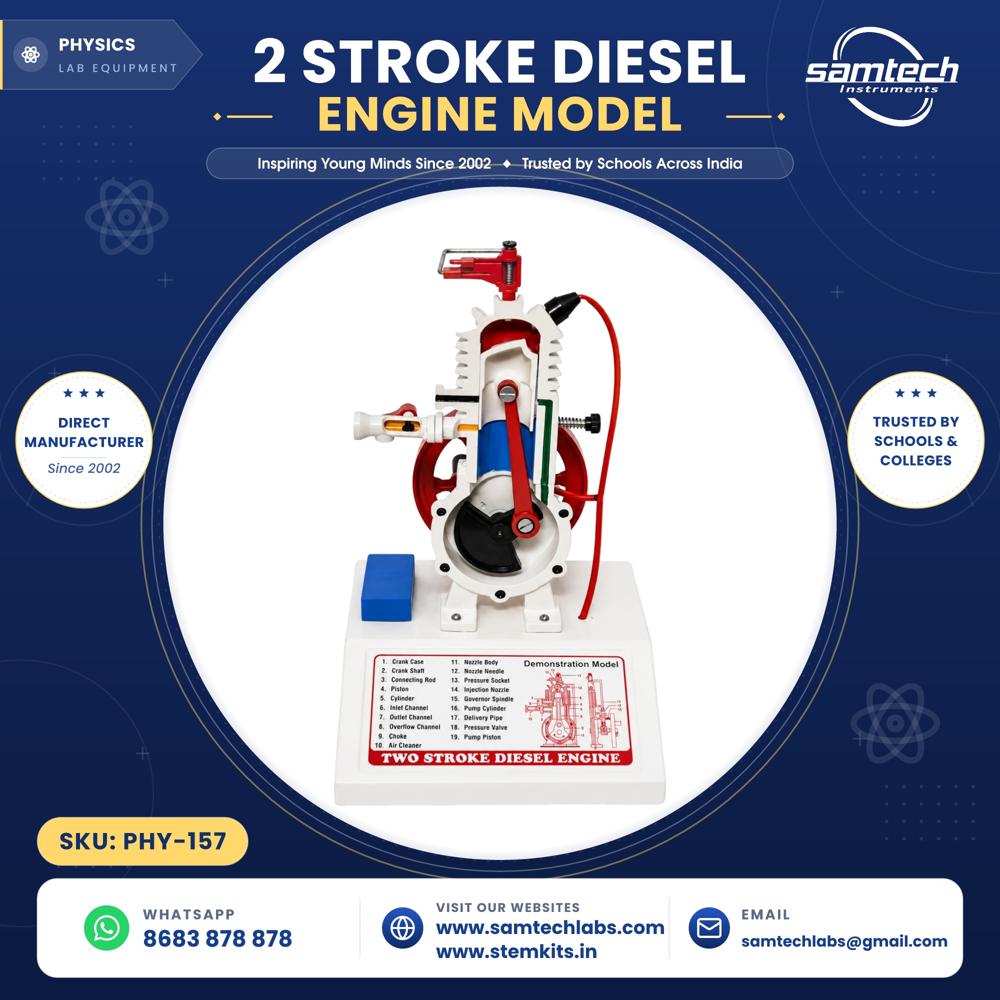 4 Stroke Diesel Engine model