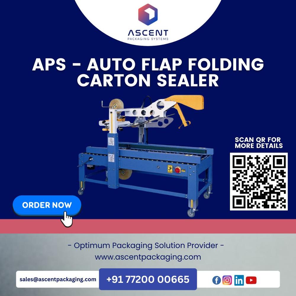 Heavy Duty Auto Flap Folding Carton Sealer