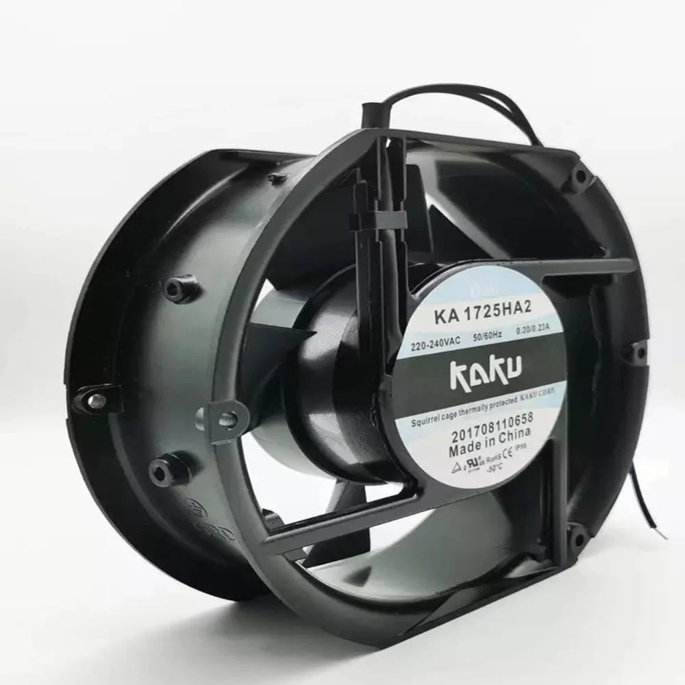KAKU KA 1725HA2 220/240V AC 0.27/0.23A 17251mm Ball Bearing Industrial Inverter Axial Cooling Fan