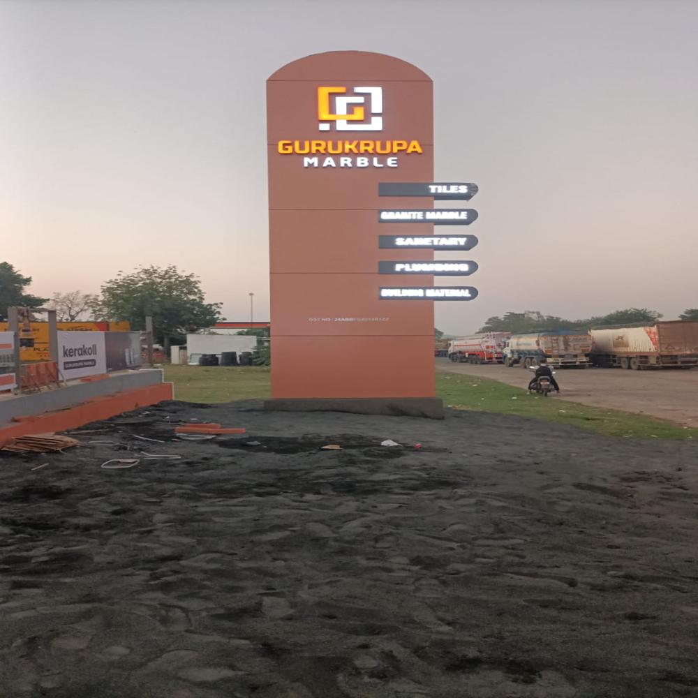 Outdoor Led Acrylic Sign Board
