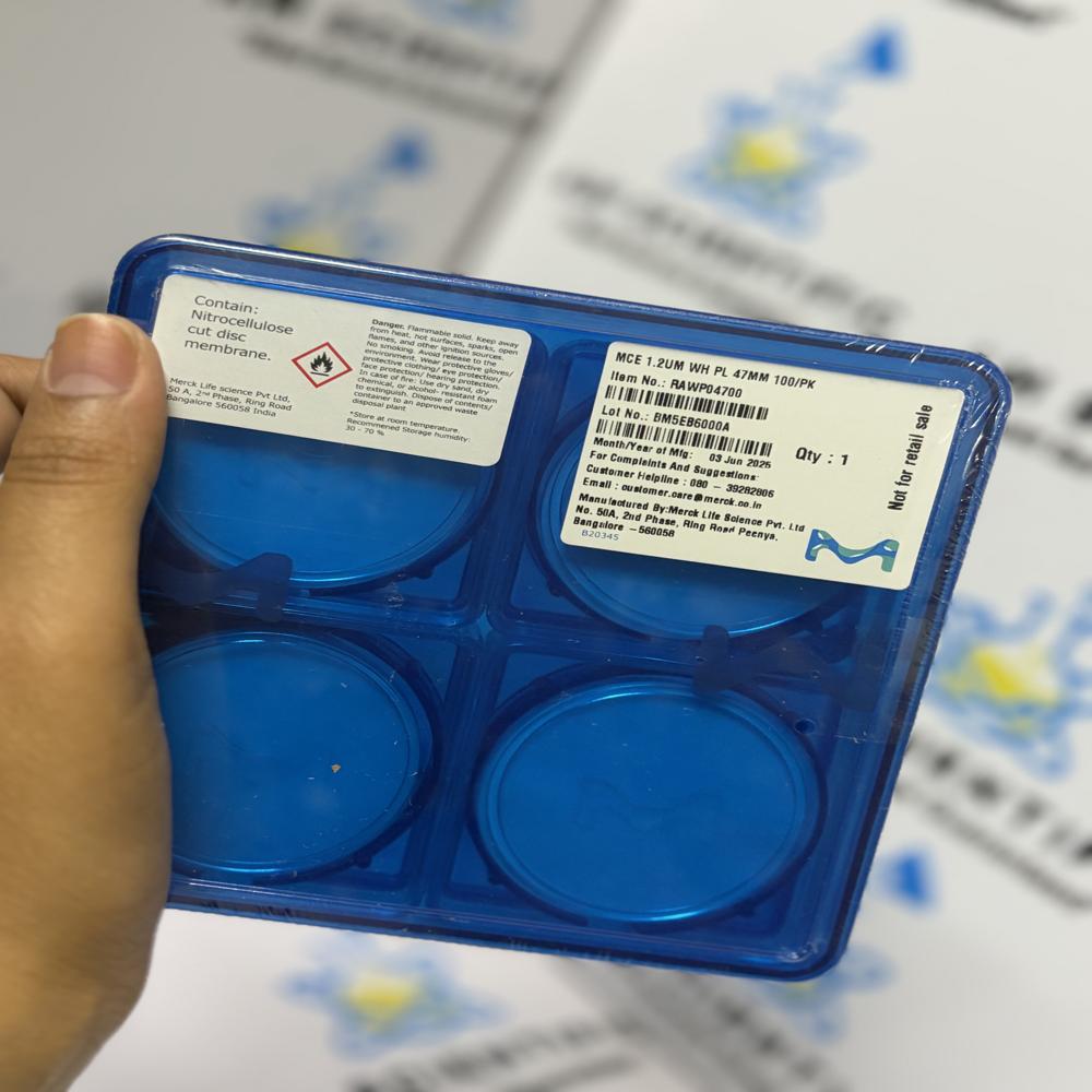 Mce Membrance Filter 1.2 um Pore Size 47 mm Diameter