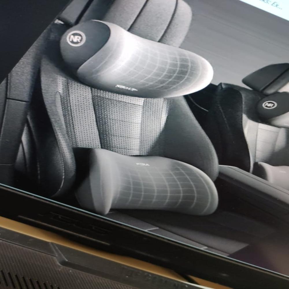 Car Back rest head rest combo