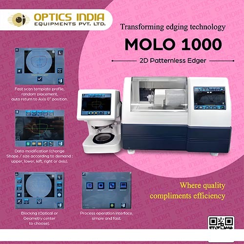 digital auto edger for eyeglasses