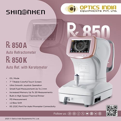 Optician testing equipment