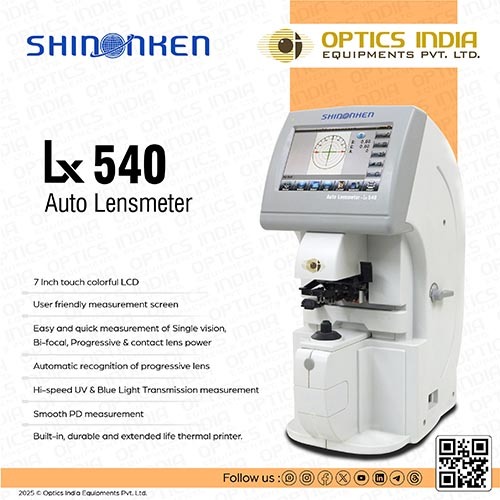Eyeglass power checking machine
