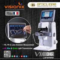 Lens Power Measurement System - Metal Body 365mm, White Grey, 0.01d Accuracy | Analog Scale, 10x Magnification, Led Illumination