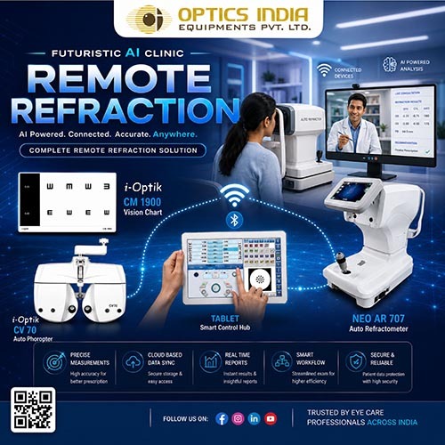 Remote eye examination center
