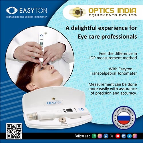 Digital transpalpebral tonometer