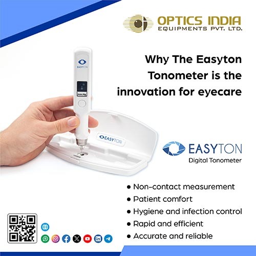 Handheld eye pressure meter
