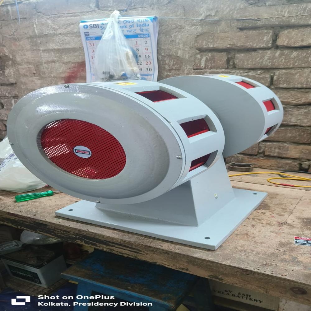 Heavy Duty Motorised Siren 5Km - Alarm Light Color: No